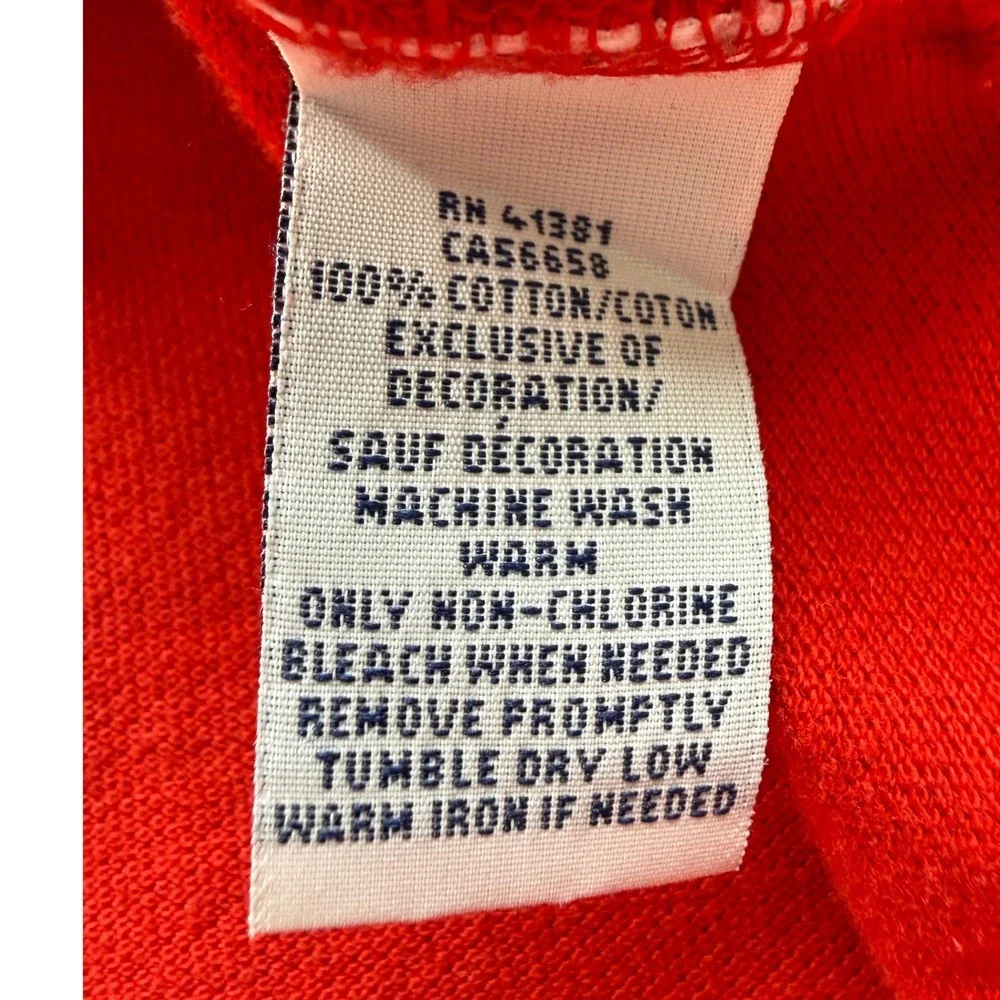 Polo Ralph Lauren Big White Pony Polo Shirt Mens XXL Red Custom Fit Rugby #3